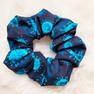 Scrunchie * Haargummi * Handmade * Virus petrol * NEU