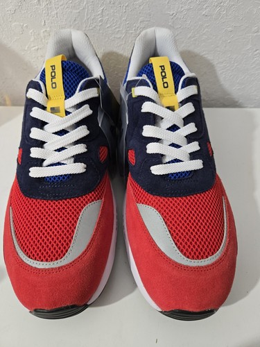 Scarpe da ginnastica Polo Ralph Lauren Jogger multicolore casual sportive stringate uomo 14 - Foto 6 di 9