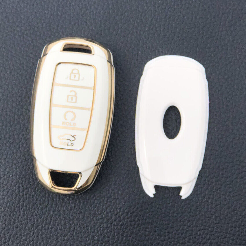 TPU Key chain for Hyundai Palisade Elantra 5 Buttons Remote Key Fob Case  Cover