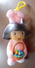 Easter Bunny DORA the Explorer Dispenser Buddy Pink Candy Holder Backpack Clip