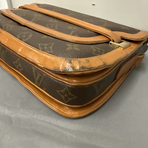 Rare Vintage Louis Vuitton French Company Monogram Flap Bag Purse - Picture 9 of 24