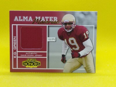 E.G. Green 2001 Honors Alma Mater JERSEY #AM-15 Florida State Seminoles Colts