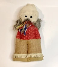 Mountain Man Rendezvous Doll Toy Gunnysack Sweater Material Angora/llama Hair