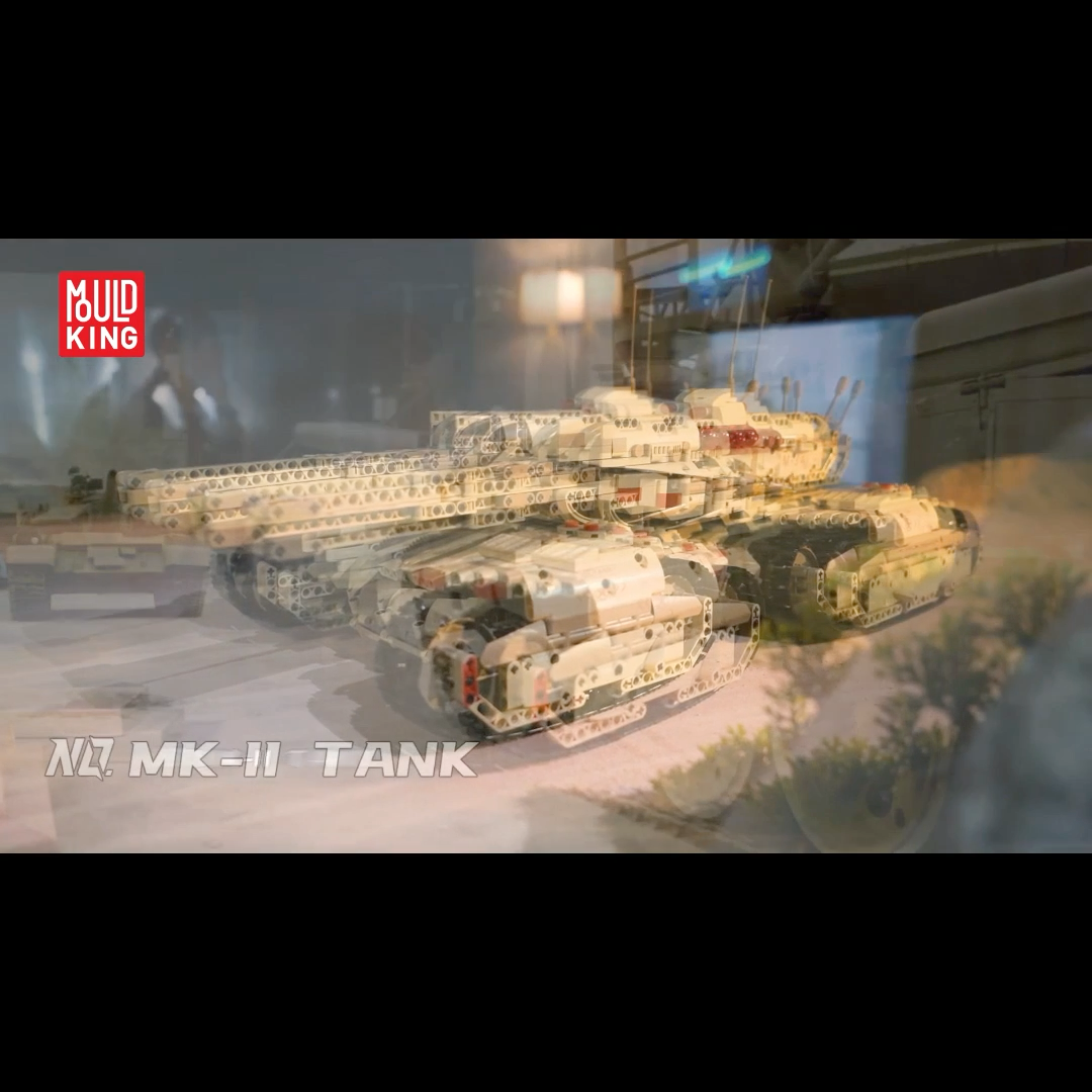 Mould King 20011 RC Dual Cannons Mammoth Military Tank Technic