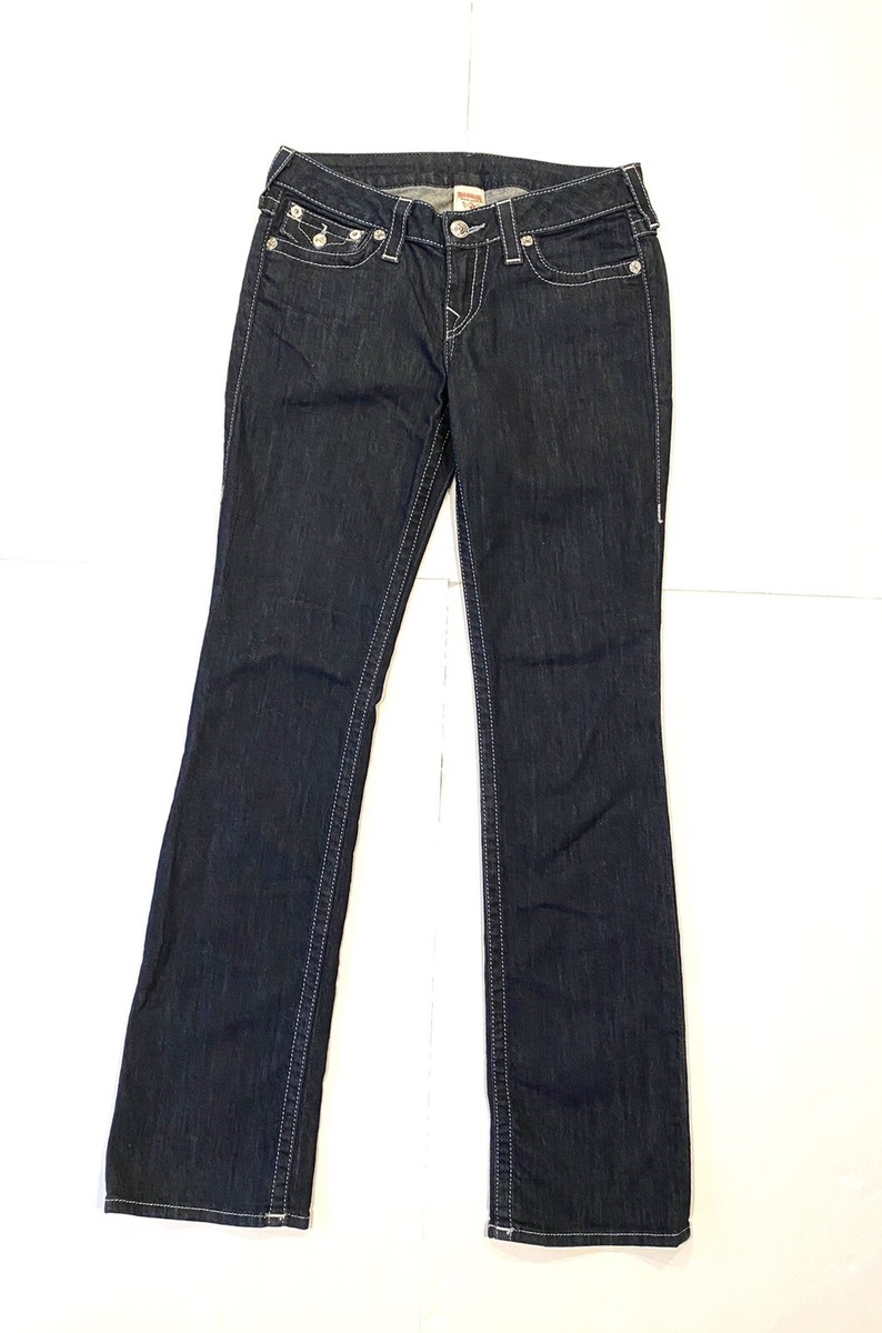 True Religion Jeans Women's 29 Section Billy Dark Wash True Religion Jeans Women's 29 Section Billy Dark Wash