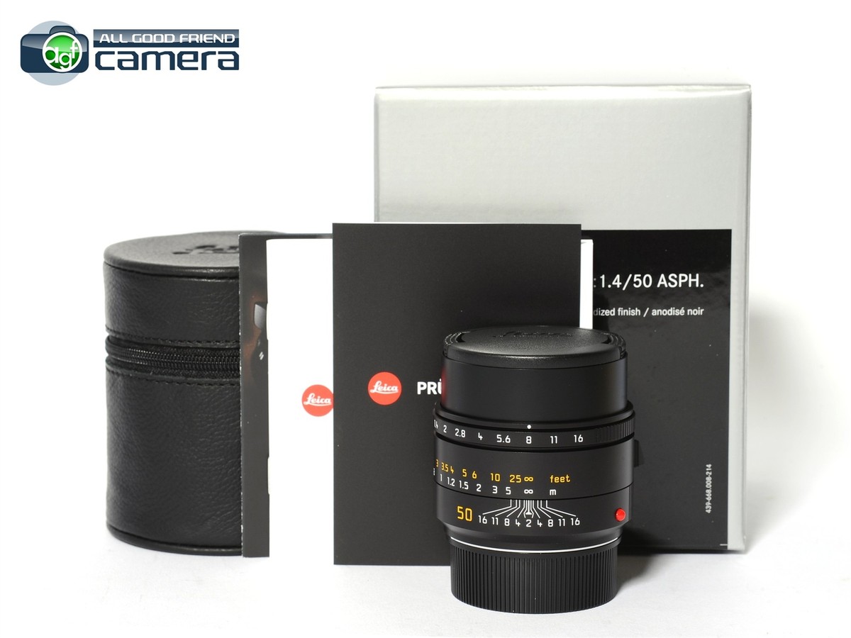 Leica Summilux-M 50mm F/1.4 ASPH. II Lens Black 11728 *BRAND NEW