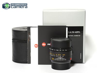 Leica Summilux-M 50mm F/1.4 ASPH. II Lens Black 11728 *BRAND NEW