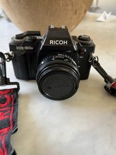 Vintage Ricoh KR-30sp 35mm SLR Film Camera Body Black with Ricoh Strap