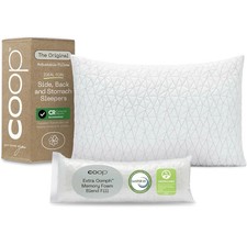 Coop Home Goods Original Adjustable Pillow, Queen Size, Memory Foam