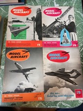 MODEL AIRCRAFT magazine x 14 / lot / aviation modeling UK drones flight 1955-58