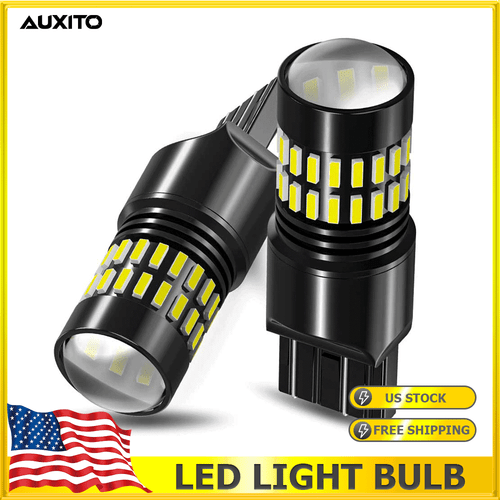 LED Backup Reverse Light Bulbs Back Up White Super Bright 7440 7443 7444 W21W - Picture 1 of 9
