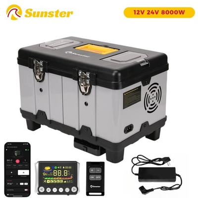 #ad 8KW Sunster Diesel Air Heater Portable 12V 24V 110V Night heater for car camper $129.99