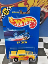 Hot Wheels 1991 Mainline 157 Chevrolet '57 Chevy Bel Air YELLOW HO Speed Points