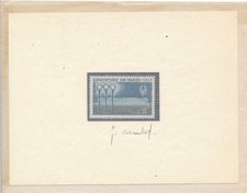 France 1961 N° 1283 Aéroport de Paris signé graveur Combet