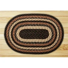 Capitol Earth Rugs 09-313 Mocha-Frappuccino Jute Braided Rug