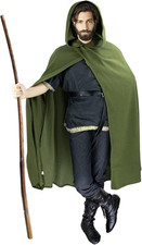 Renaissance Hooded Cape Vintage Cloak Medieval Cloak with Hood Halloween Medieva