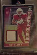 2024 Panini Donruss Optic - Rookie Phenom Trey Benson Black Pandora Prizm /25