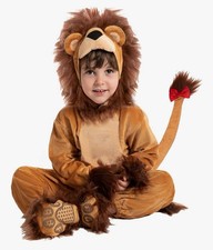 Lion Toddler Costume Sz. 12-18 Months / Jumpsuit, Hood, Tail, Booties New