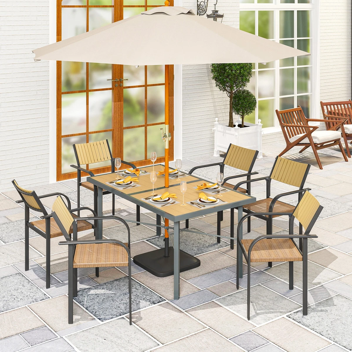 Garden Table Umbrella in Garden & Patio Furniture Sets for sale