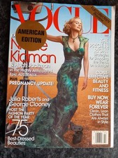US Vogue  --July 2008 -  Lovely Clean Copy -  NICOLE KIDMAN  Cover