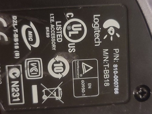 LOGITECH T-BB18 TRACKMAN WHEEL USB TRACKBALL MOUSE - Picture 5 of 8
