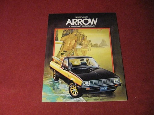 1979 Plymouth Arrow Pickup Truck Sales Brochure Booklet Catalog Original Old