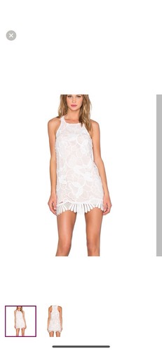 Lovers + friends Caspian lace shift dress