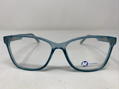 Modern Optical Symbiotic Teal Crystal 54-16-145 Full Rim Eyeglasses Frame LG29