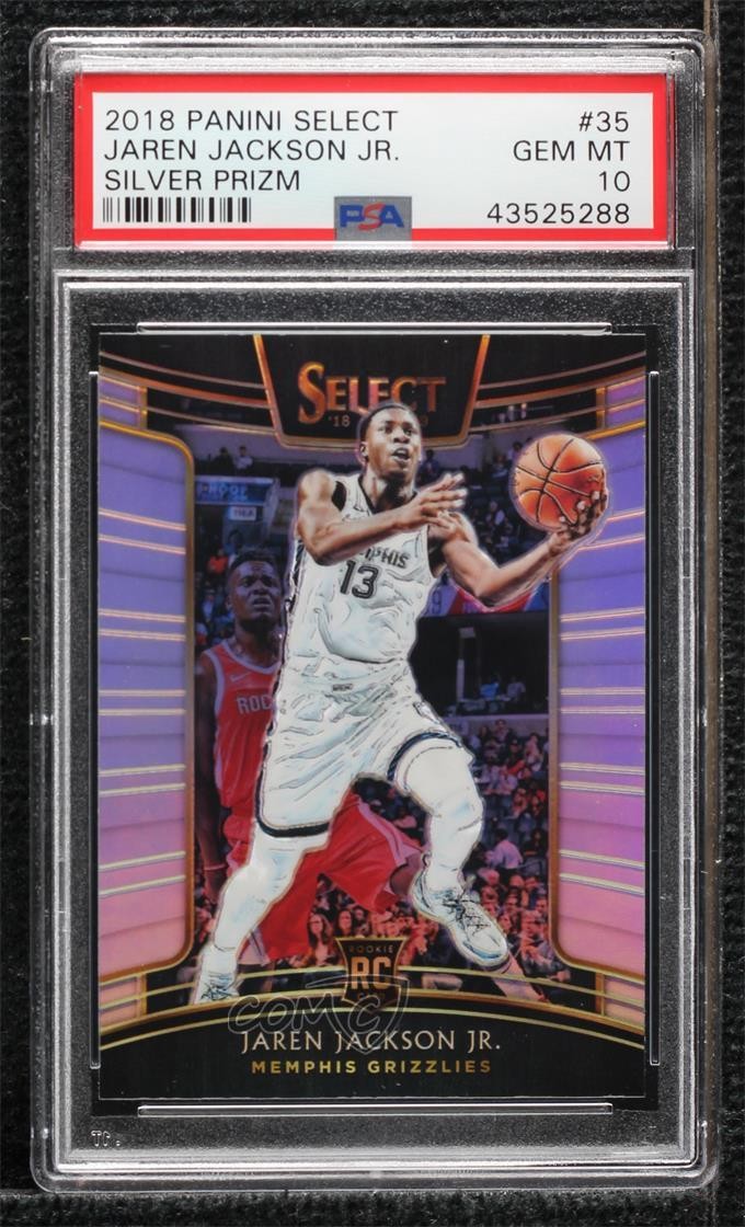 2018 Panini Select Concourse Silver Prizm Jaren Jackson Jr #35 PSA 10 GEM MT ya6