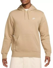 NWT Nike Club French Terry Crewneck Sweatshirt Rattan brown 637902-250 Men Small