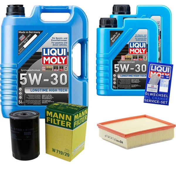 Inspektionskit Filter Liqui Moly ÖL 7L 5W-30 FüR Opel Frontera A 5_MWL4 2.5 TDS-image
