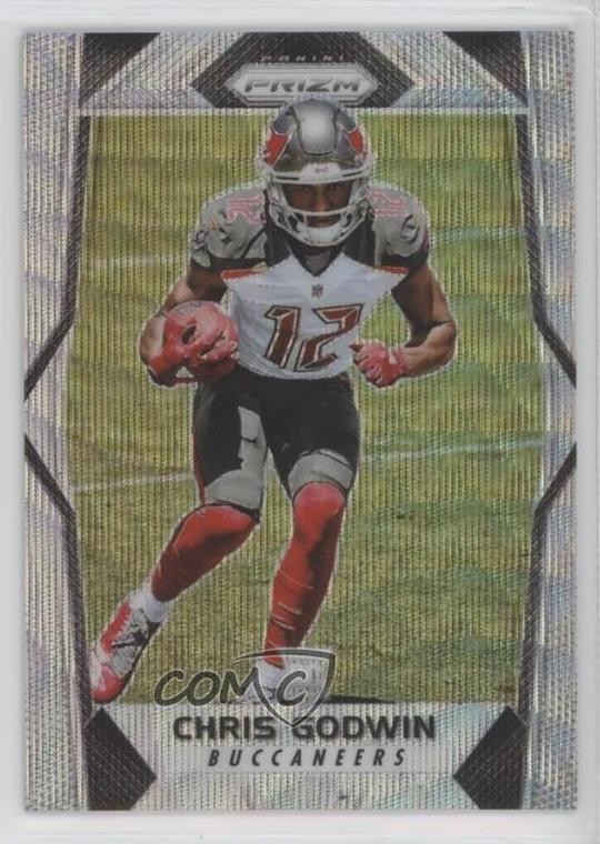 2017 Panini Prizm Rookies Blue Wave Prizm 78/149 Chris Godwin #243 3d7