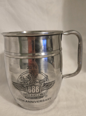 Wild Bliss Stainless Steel Mug Bikes Blues & BBQ 2014