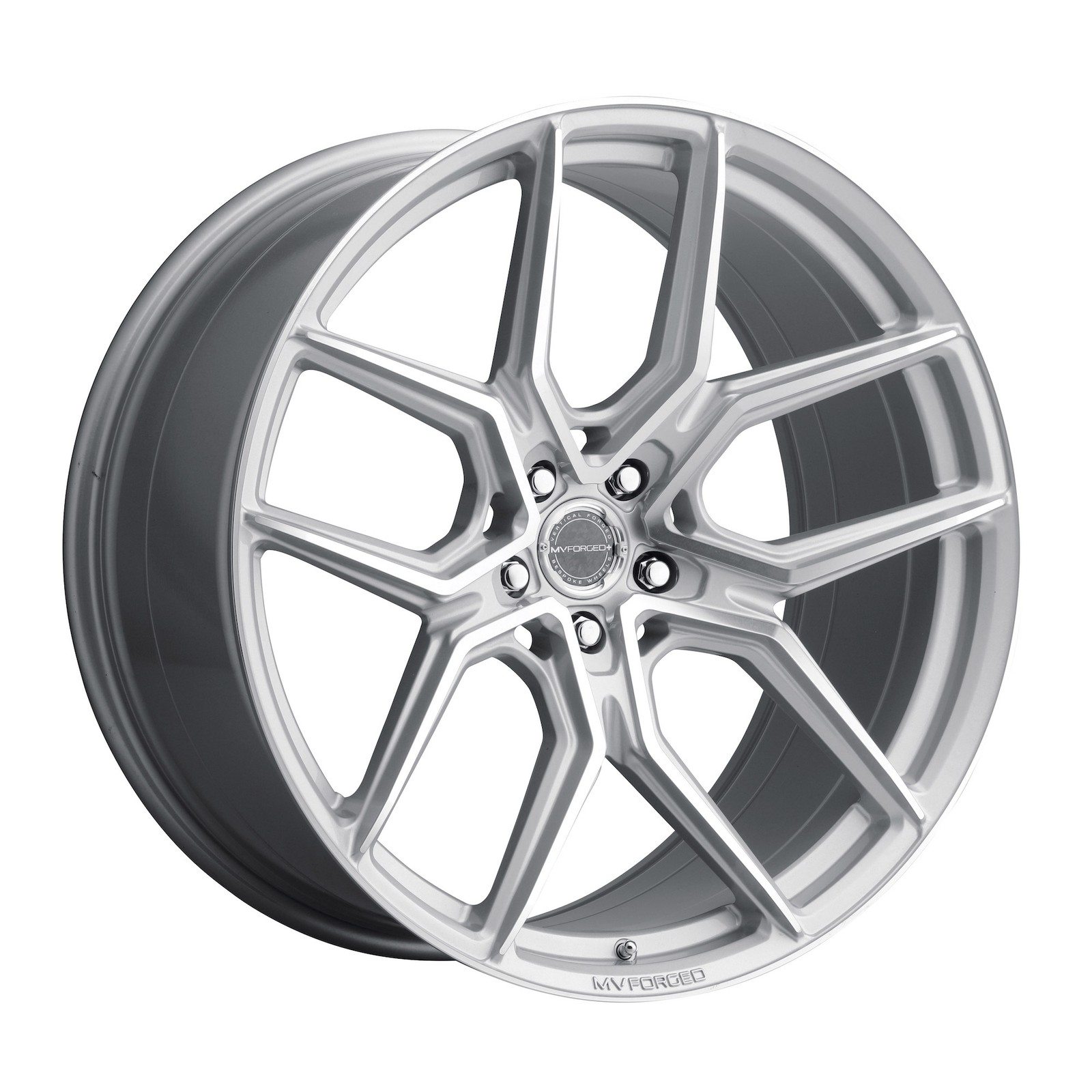 22" MV Forged MVF5 Silver 22X9 22X10.5 Concave Wheels Fits Bentley Continental