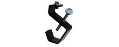 American DJ S-HOOK 2-Inch S Style Light Mount Hardware Clamp Hand & Tighten New