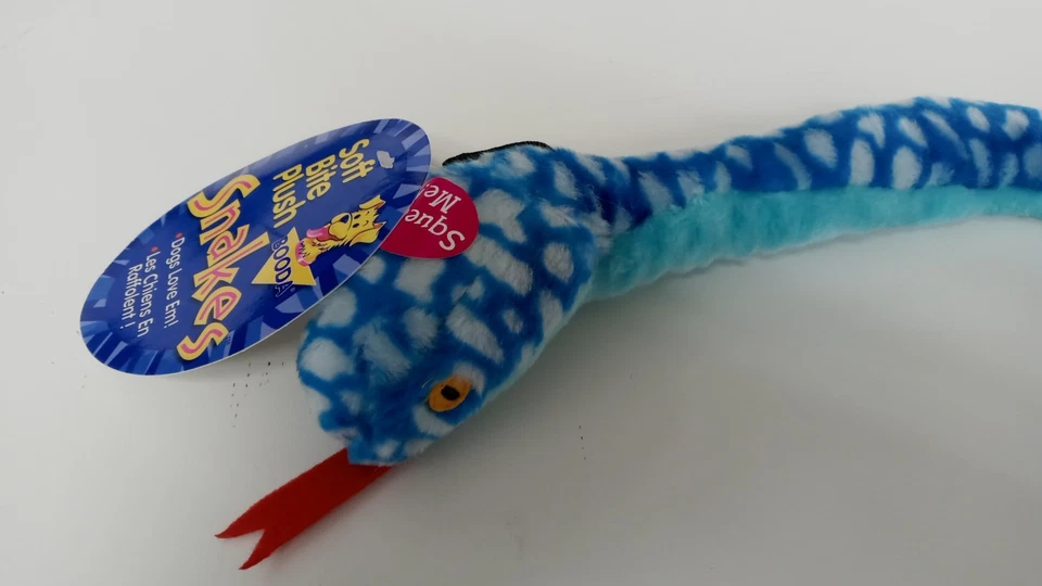 Booda Soft Bite Plush Snakes For Dogs Assorted Colors - Image 4 of 4