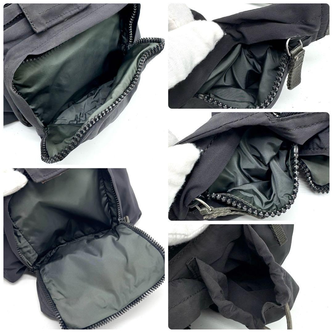 バッグ PRADA SPORT 00s nylon body bag vintage Rare PRADA SPORT 00s Body Bag Vintage Tessuto Nylon Gray