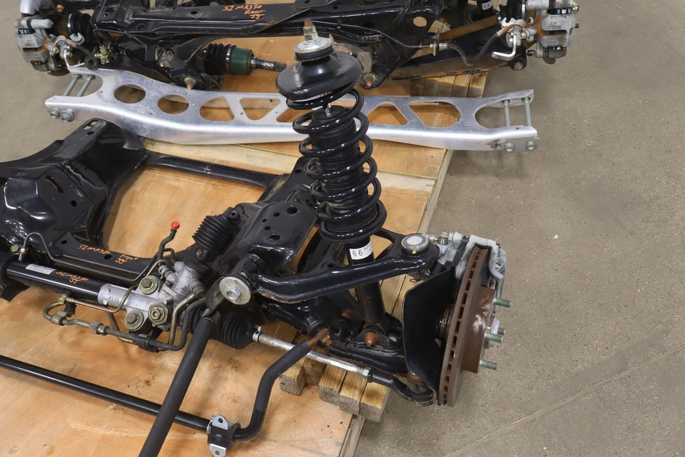 1999-2005 Mazda Miata NB OEM Front & Rear Suspension Undercarriage Crossmembers Foto 4 de 4