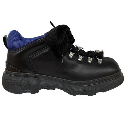 Burberry Stiefeletten schwarz Trek Leder