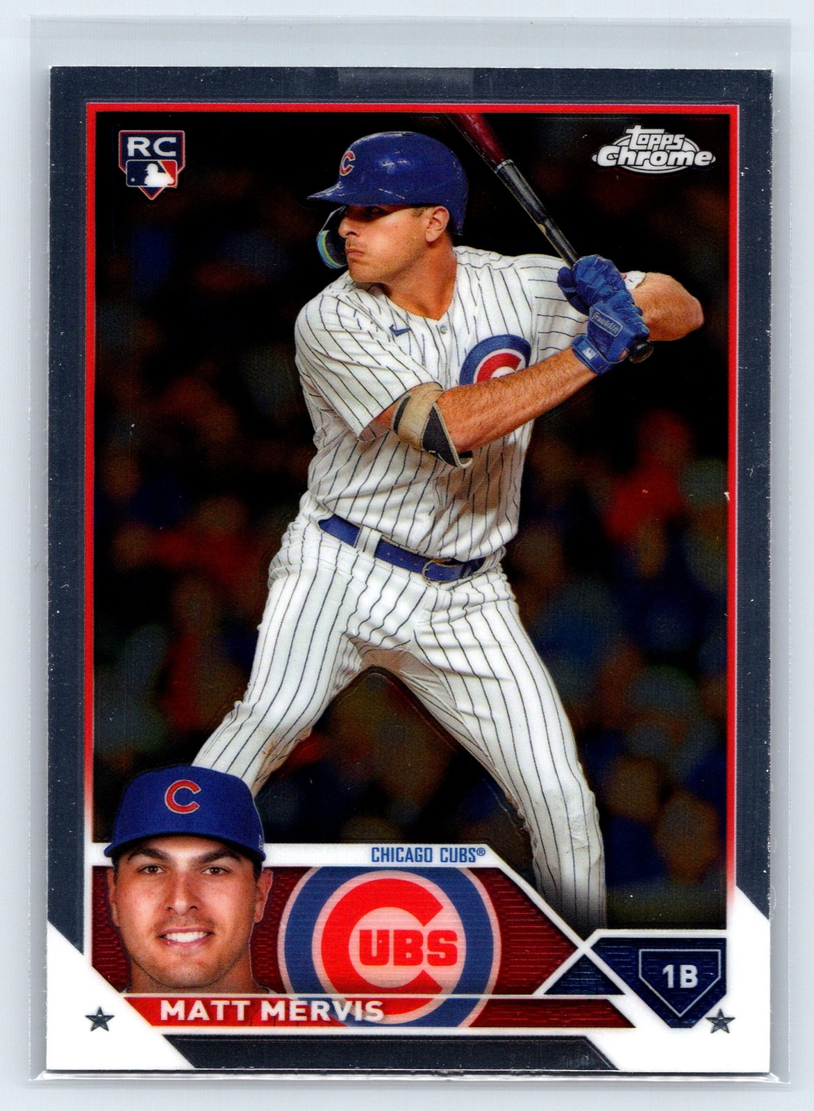 2023 Topps Chrome Update Matt Mervis #USC112 RC Rookie Chicago Cubs