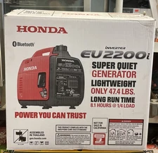 (L1325) Brand New Honda EU2200i Super Quiet Portable Inverter Generator
