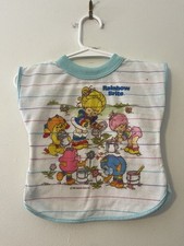 Vintage Rainbow Brite 1983 Pajama Shirt Nightgown Doll Clothes Bates Jama USA
