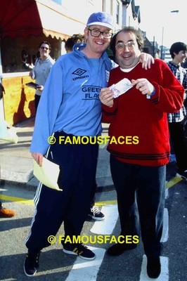 CHRIS EVANS DANNY BAKER 1990ER JAHRE SEHR SELTENES ORIGINAL PRESSEFOTO 9 ZOLL X 6 ZOLL NEG1101