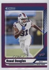 2024 Panini Donruss Purple Press Proof Rasul Douglas #191 1k9e
