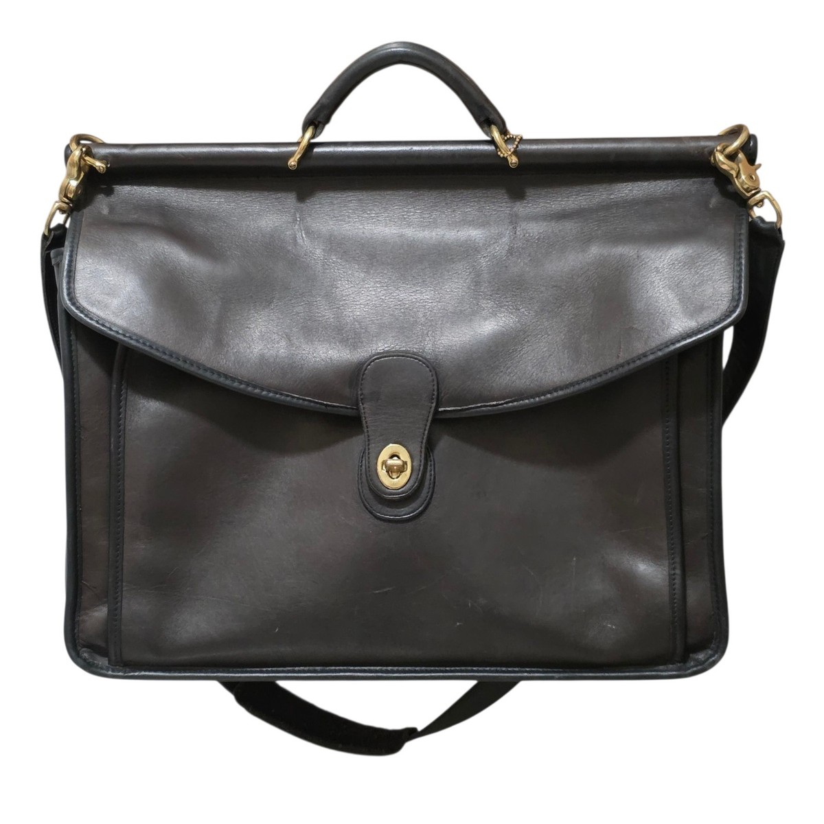 バッグ OldCoach 90s MadeinUSA Leather BriefCase バッグ OldCoach 90s MadeinUSA Leather BriefCase 90s vintage coach
