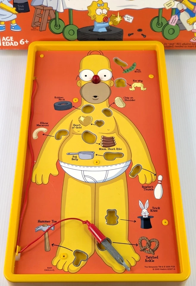 2005 Operation The Simpsons Edition Game 100% COMPLETE WORKS Homer Talks EUC - Image 3 of 4