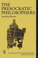 The Presocratic Philosophers Jonathan Barnes Taschenbuch Englisch 1982 Routledge