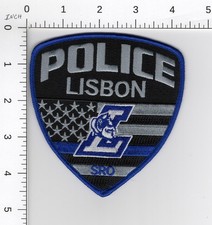 LISBON SRO STUDENT RESOURCE OFFICER OHIO ^ COLLECTIBLE POLICE EMBROIDERED PATCH