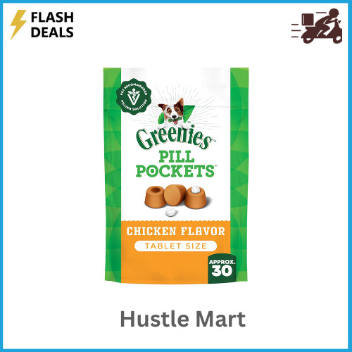 Pill Pockets for Dogs Small Size, Soft Dog Treats, Chicken Flavor, 3.2 oz US