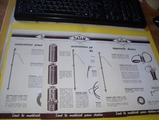 3 FEUILLETS SATAM D EPOQUE